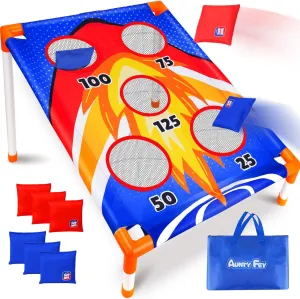 Bean Bag Toss Game for Kids 3-8, Kids Cornhole Game Set for Kid Toddler, Outdoor Outside Game for Kid 3-6, Toddler Yard Outdoor Game for Kid Party Gift Birthday Christmas