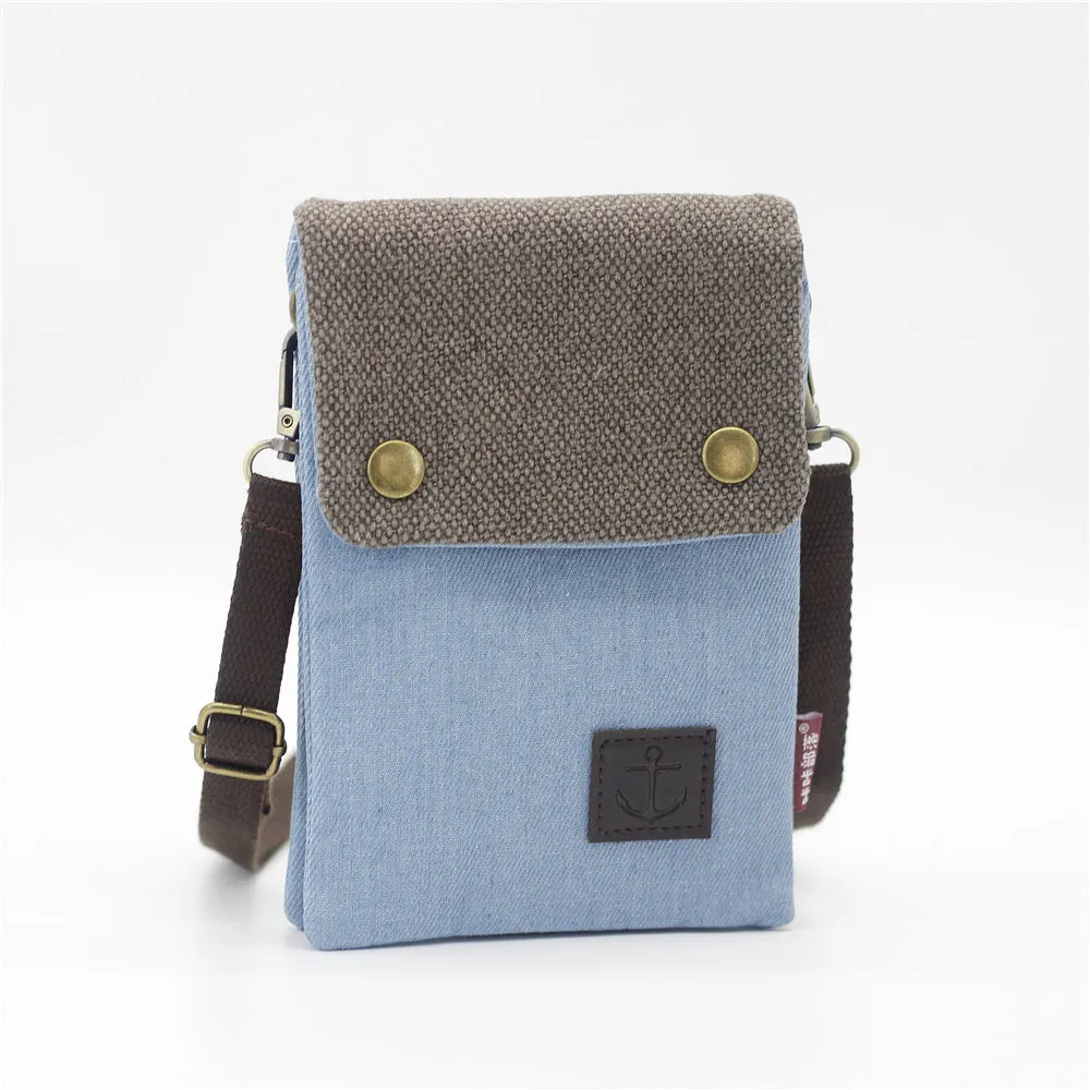 Beautiful Innovative Denim Mobile Simple Unisex Bags