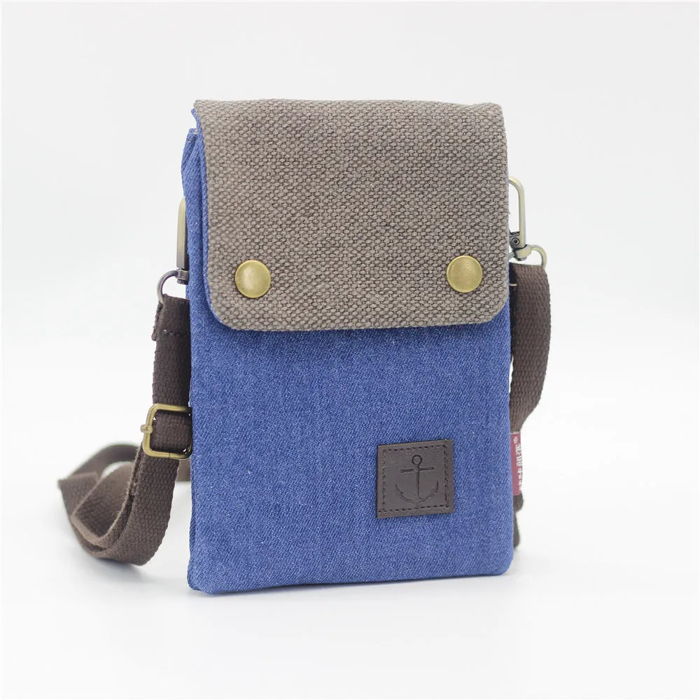 Beautiful Innovative Denim Mobile Simple Unisex Bags