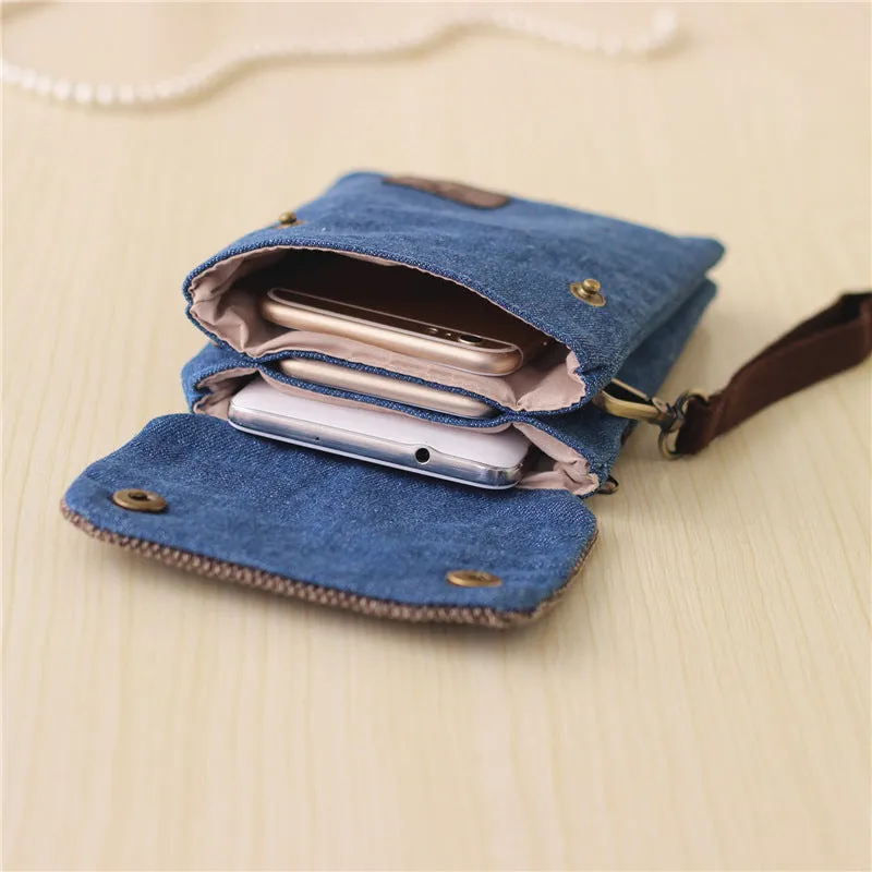 Beautiful Innovative Denim Mobile Simple Unisex Bags