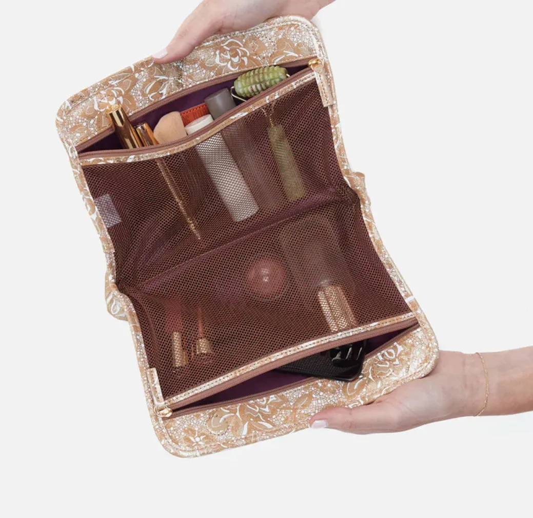 Beauty Large Cosmetic Pouch - Gilded Petals