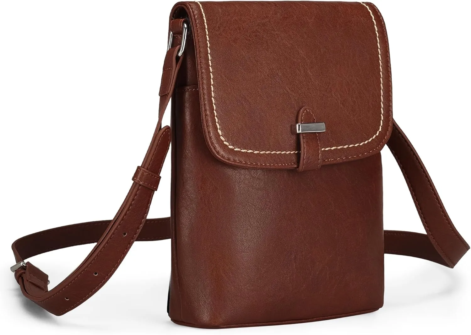 befen Genuine Leather Small Crossbody Bags for Women, Womens Cell Phone Purses Cross body Bag Purse with RFID Card Slots