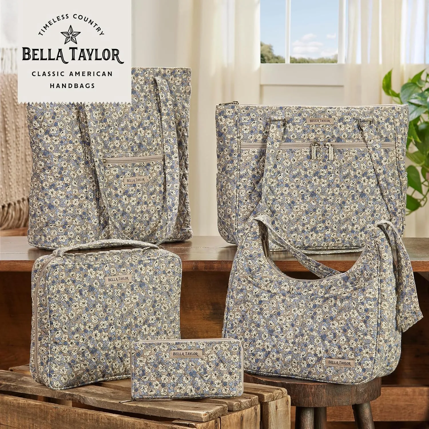 Bella Taylor Large Crossbody Purse for Women | Shoulder Bag with Adjustable Strap