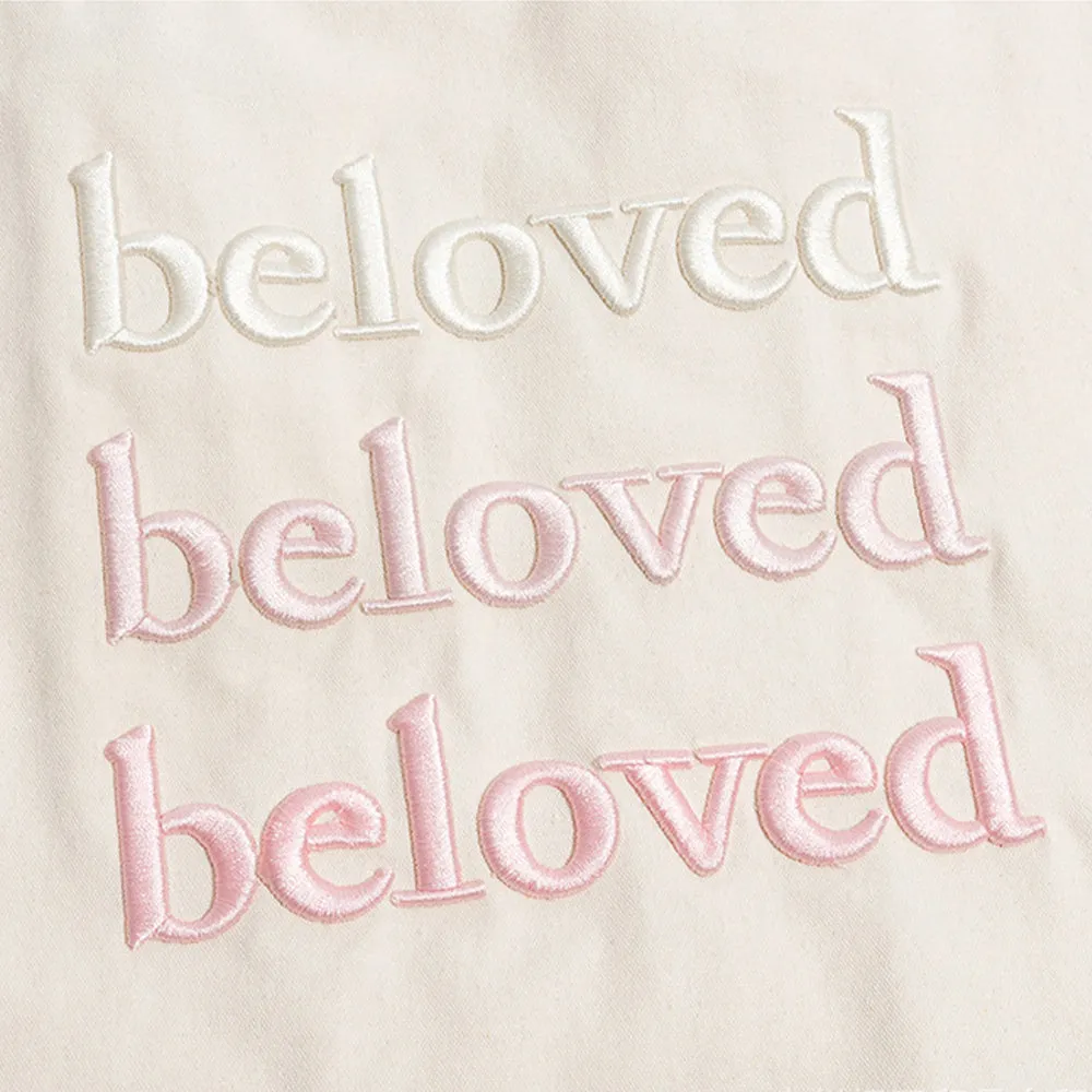 Beloved Embroidered Tote Bag