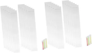 BESTYASH 2sets 50pcs Reusable Ice Candy Making Bags Portable Ice Sucker Pouches for Flavors for Summer Parties and Events Easy to Smooth Texture 50pcs*2