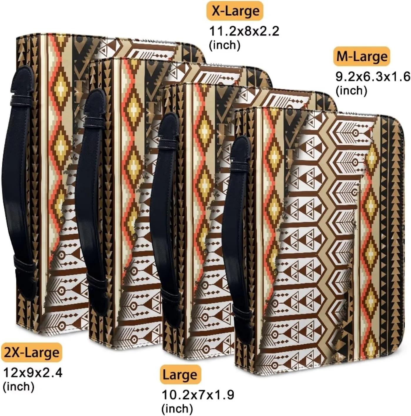 Bible Cover Men and Women Lightweight Bible Bags Carrying Book Case Bible Protective Cover Bible Study Bags