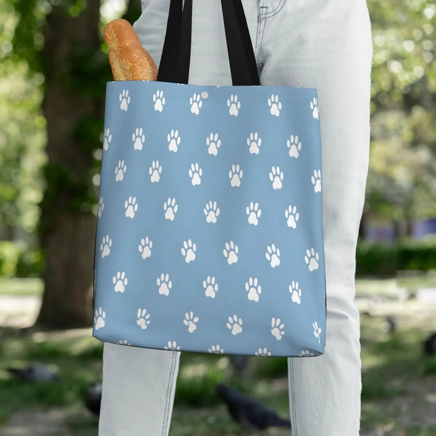 Black Flag Usa Canvas Shoulder Bag Reusable Tote Bag Soft Lightweight Cloth Bags For Women Girls Lady Casual