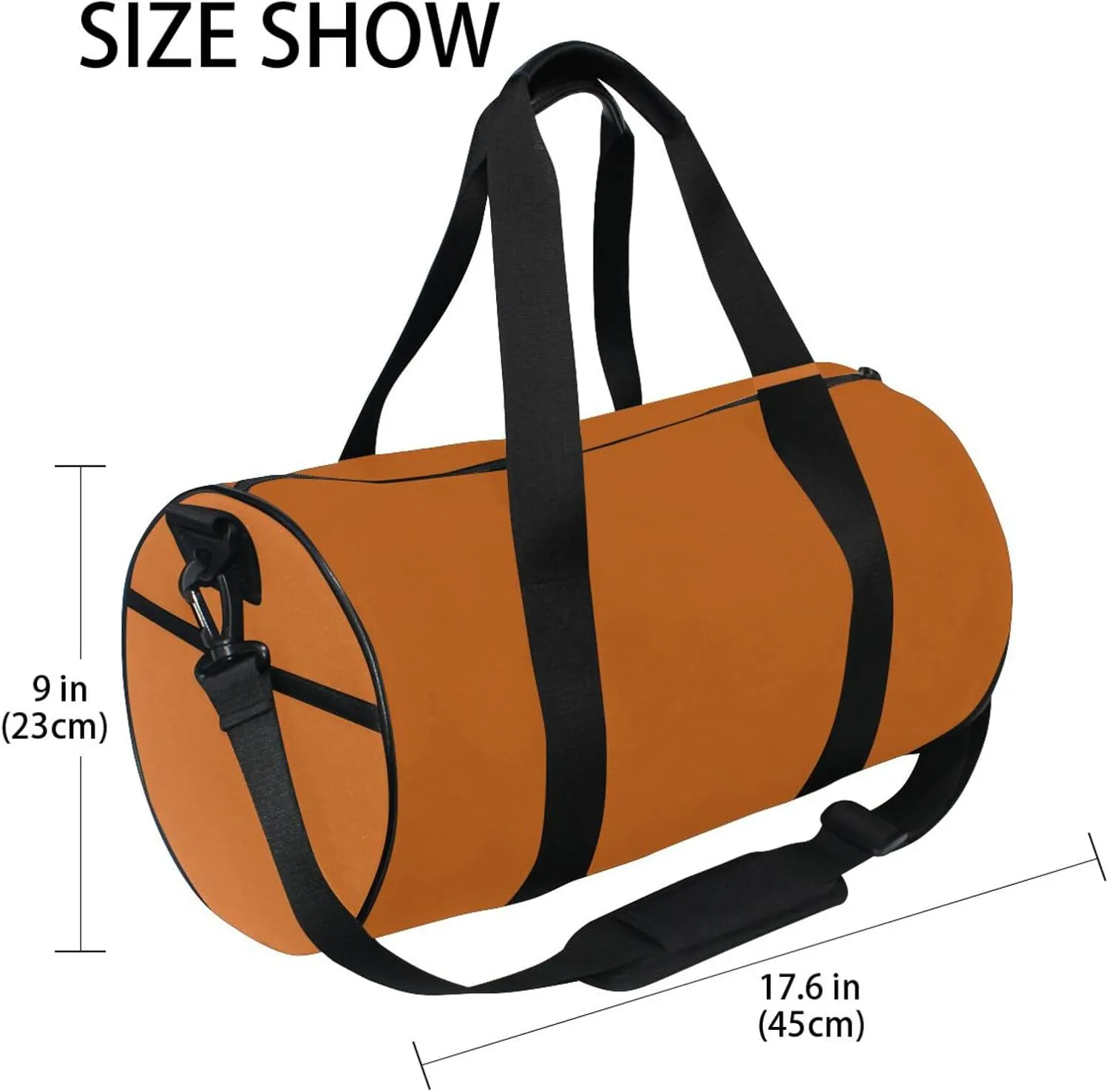 Boys Duffel Bag Carry On Lightweight Nurse Gym Bag for Men Women Youth Tote Bag Chocolate