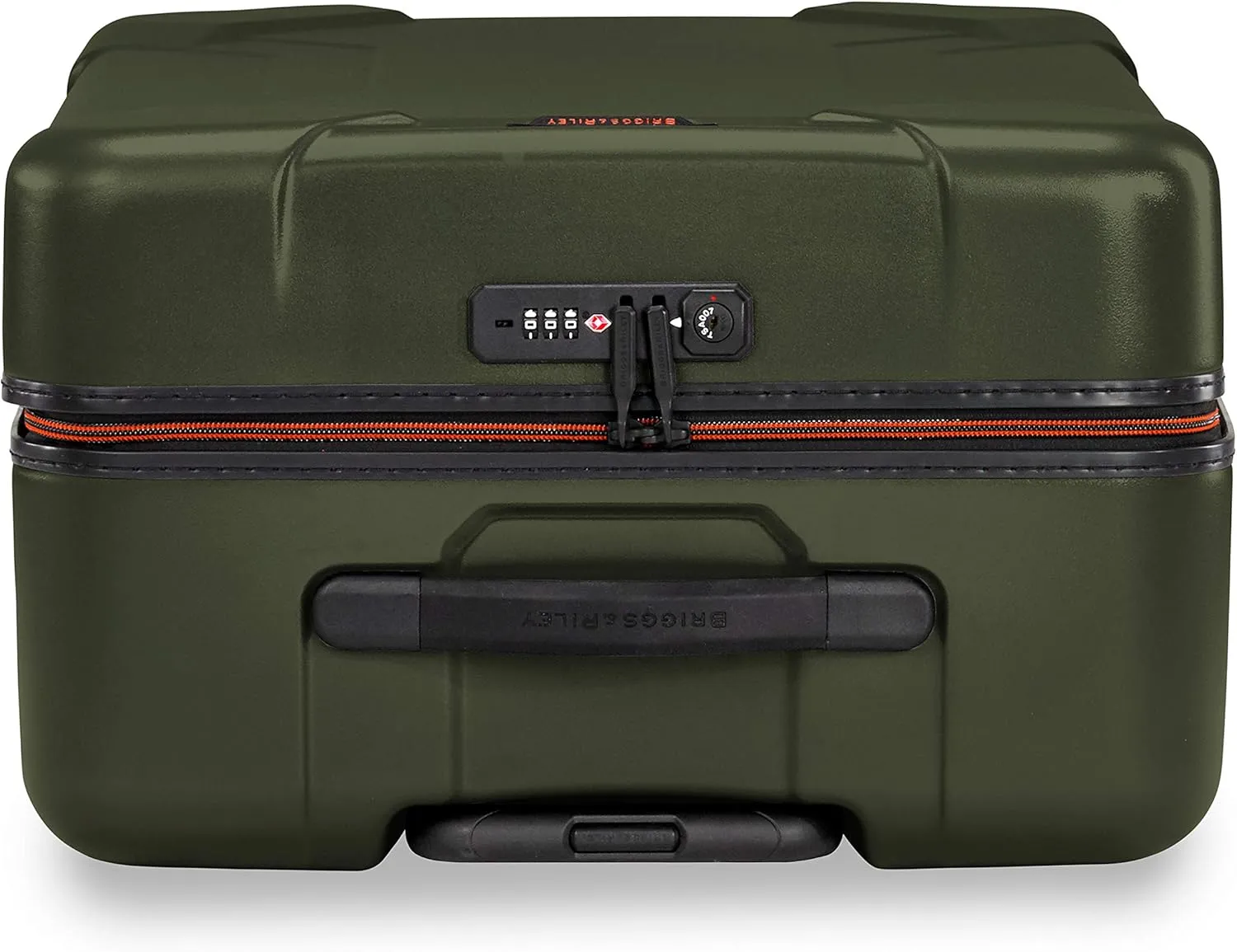 Briggs & Riley 27" Medium Spinner - Checked Luggage for Travel, Suitcases with Wheels, Hardside Rolling Bag for Men & Women, Self-Repairing Zipper - Torq Collection, Hunter Green