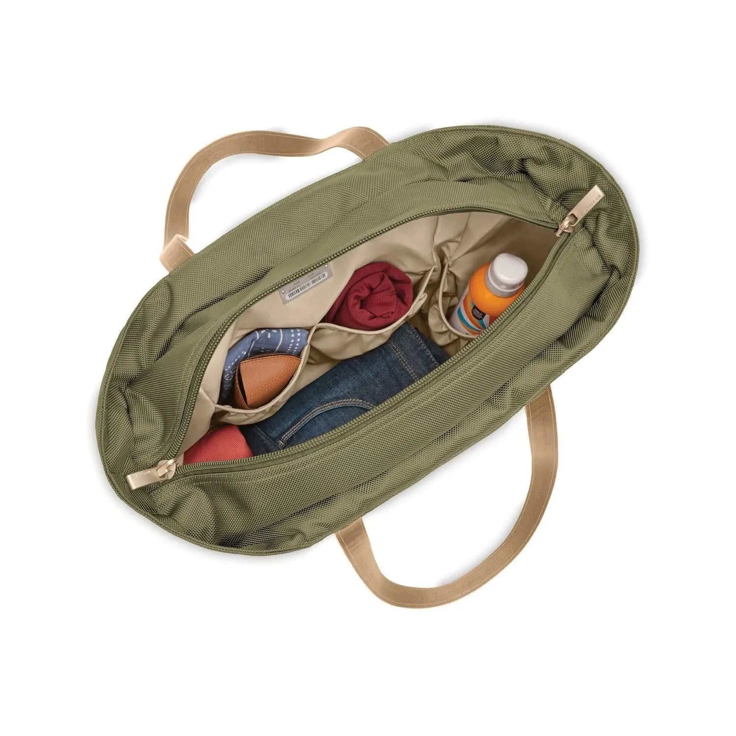 Briggs & Riley Baseline Traveller Tote Bag - Olive