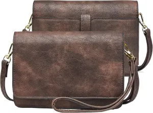 BROMEN Crossbody Bags for Women Small Cell Phone Shoulder Bag Wristlet Wallet Clutch Purse