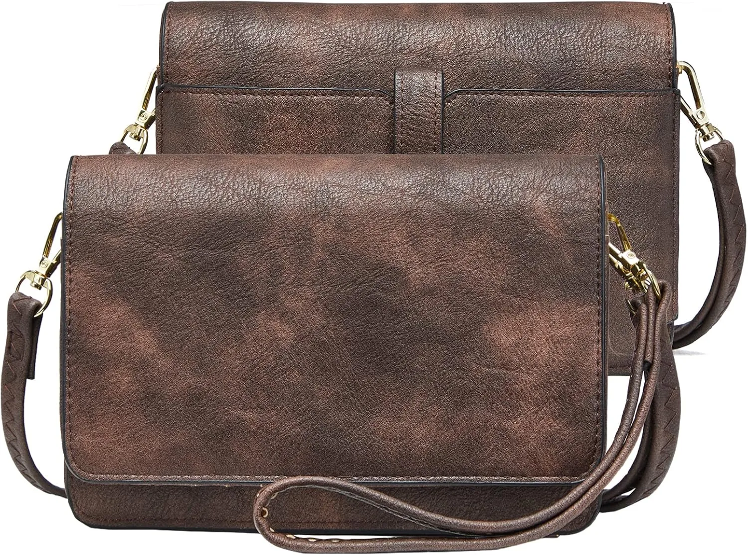 BROMEN Crossbody Bags for Women Small Cell Phone Shoulder Bag Wristlet Wallet Clutch Purse