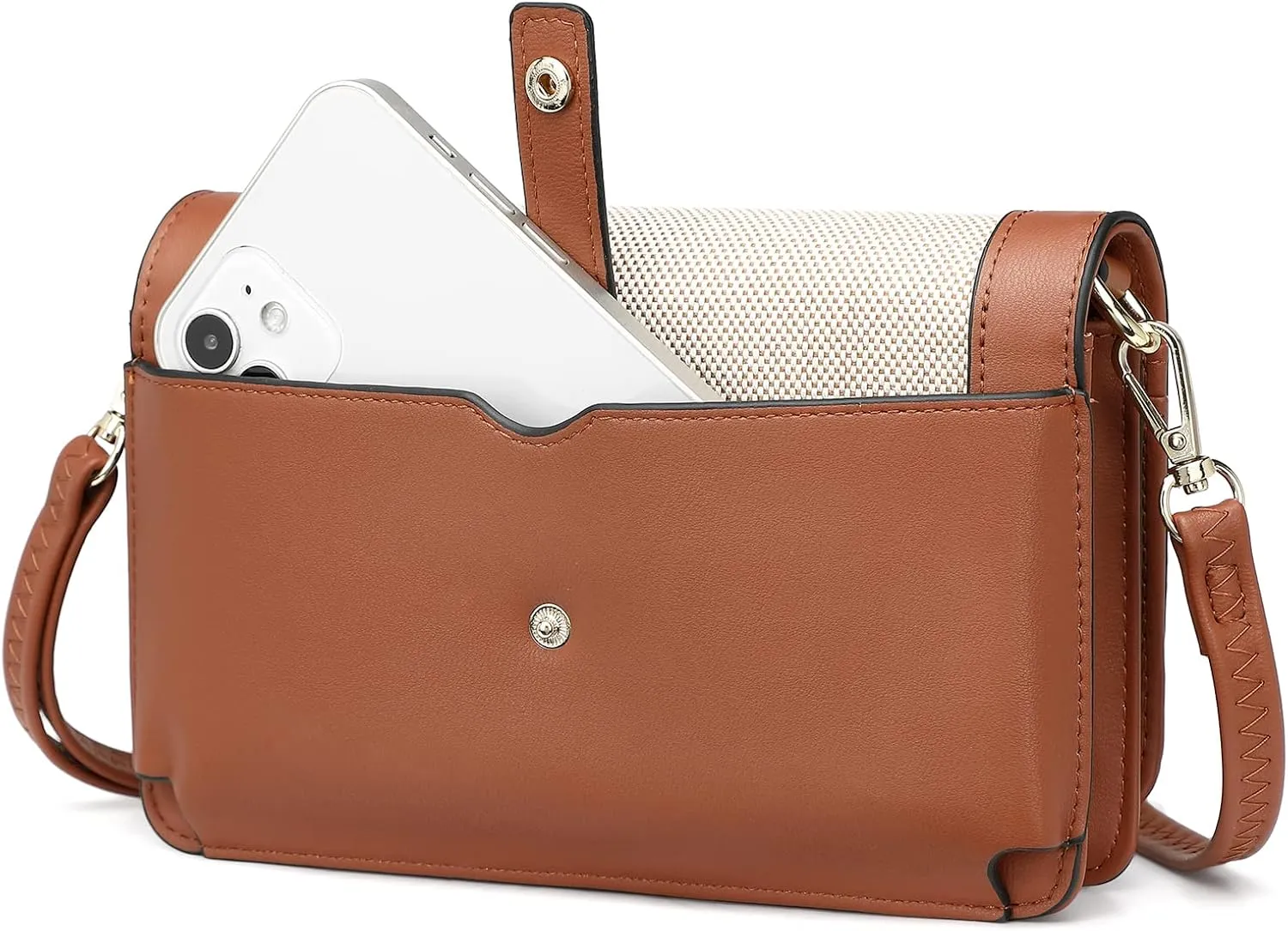 BROMEN Crossbody Bags for Women Small Cell Phone Shoulder Bag Wristlet Wallet Clutch Purse