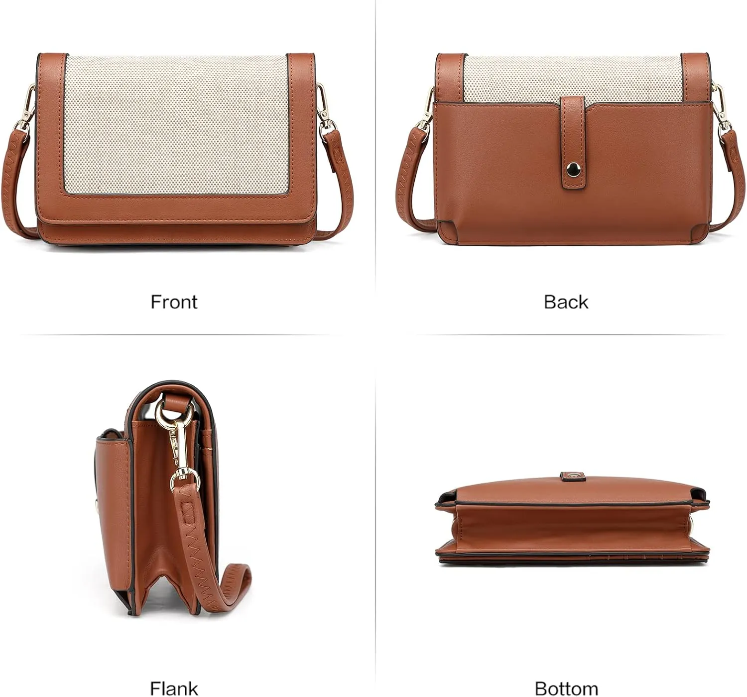 BROMEN Crossbody Bags for Women Small Cell Phone Shoulder Bag Wristlet Wallet Clutch Purse