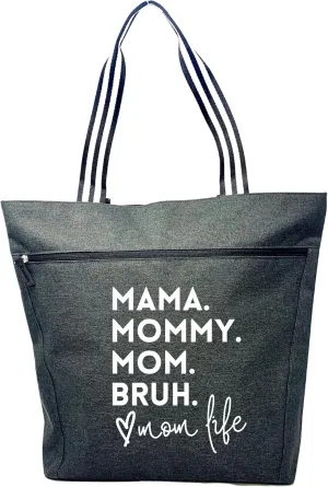 Brooke & Jess Designs Mom Bags for Everyday - Bags for Women with Zipper, Large Stylish Travel Bag, Work Bag