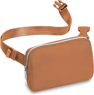 Brown Crossbody Belt Bag for Women – Stylish Fanny Pack, Functional and Fashion Waist Packs for Travel, Festivals, and Everyday Use
