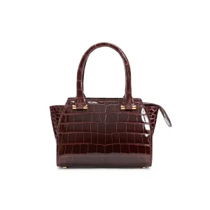 Burgundy Geometric Mini