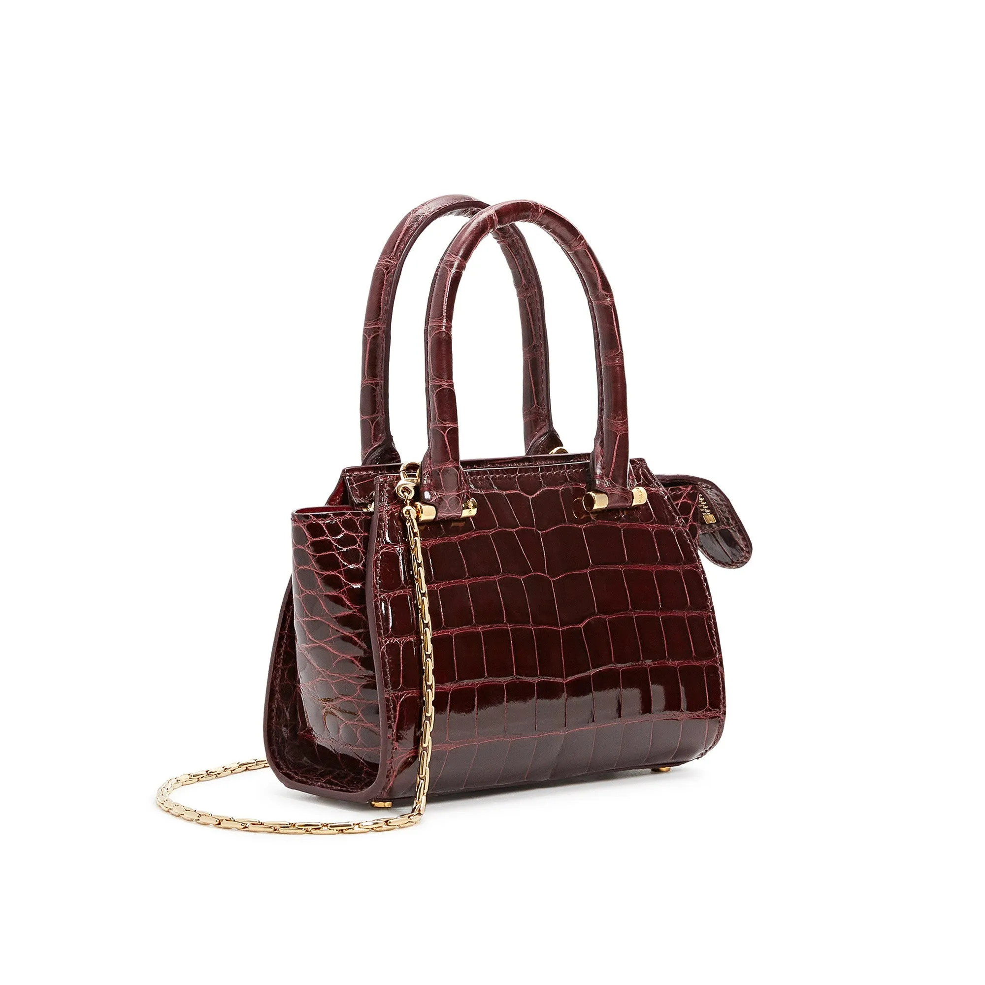 Burgundy Geometric Mini