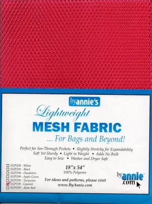 ByAnnie Lightweight Mesh Fabric sup209 lipstick