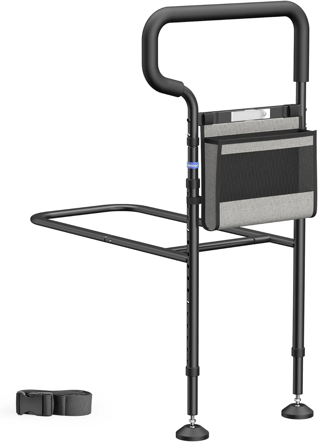 C3 Pro Bed Rails for Elderly Adults Safety with Extension Legs, Adjustable Heights BedCane with Non-Slip Ergonomic Handle, Stable BedAssist with Motion Light, Avoid Seniors Bedside Fall