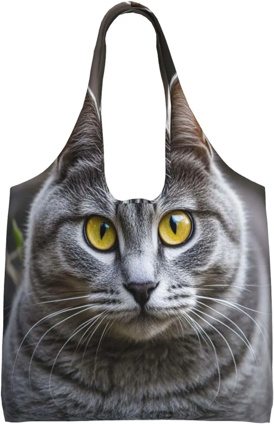 Canvas Tote Bag Lightweight Reusable Grocery Shopping Bag Coconut Tree Handbag for Women Men