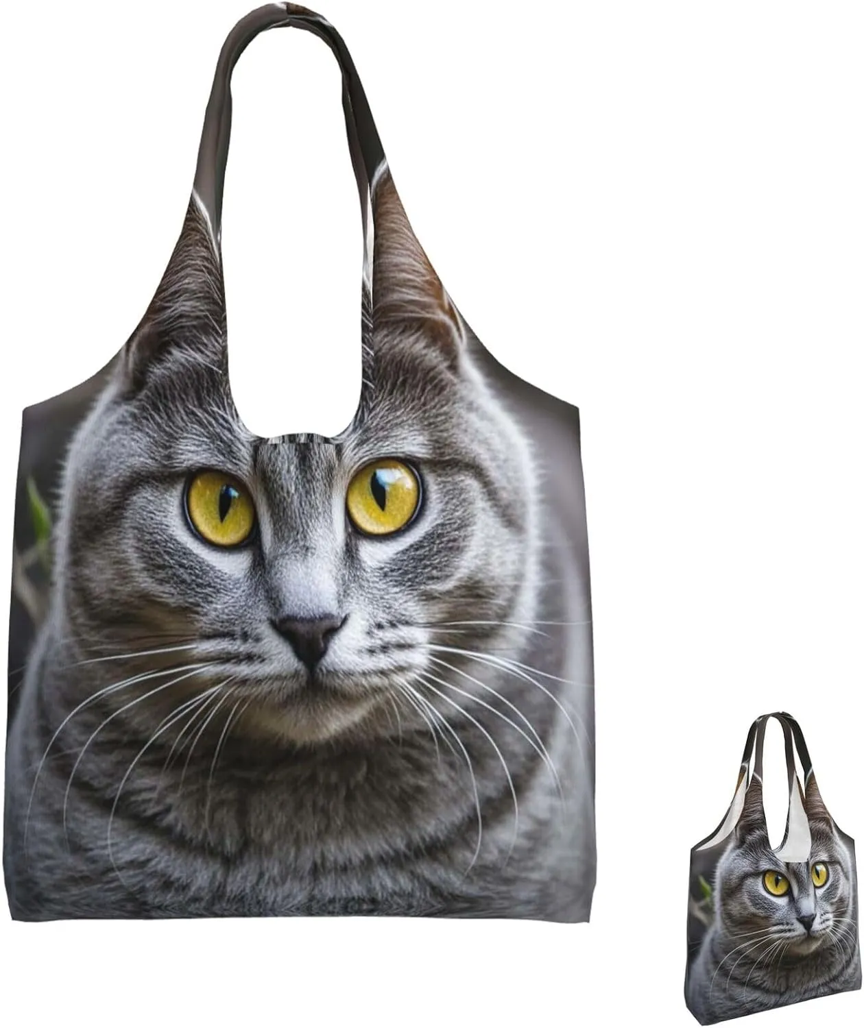 Canvas Tote Bag Lightweight Reusable Grocery Shopping Bag Coconut Tree Handbag for Women Men