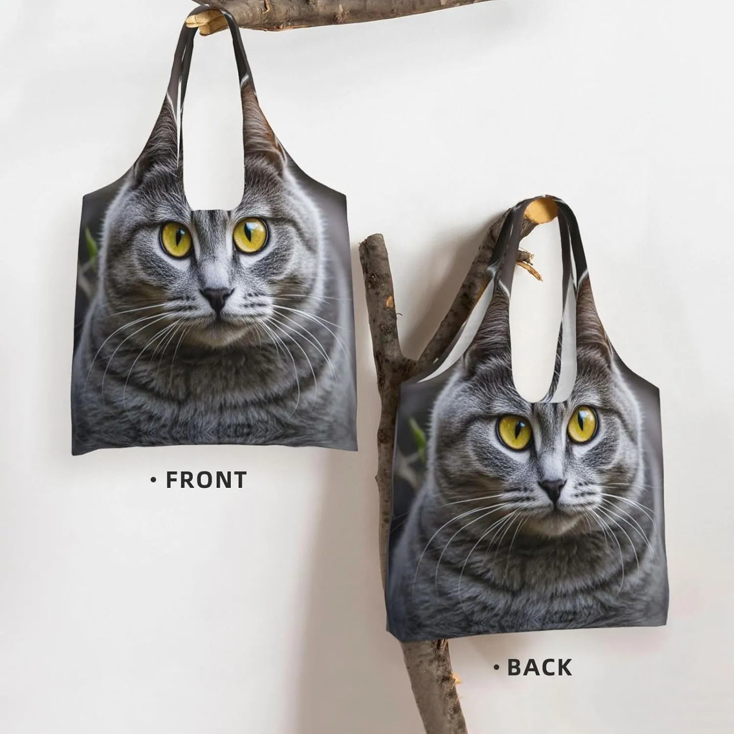 Canvas Tote Bag Lightweight Reusable Grocery Shopping Bag Coconut Tree Handbag for Women Men