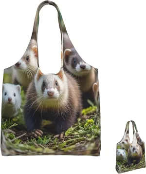 Canvas Tote Bag Lightweight Reusable Grocery Shopping Bag Golden Retriever dogs puppies pets Handbag for Women Men