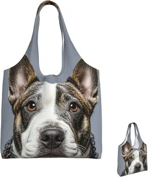 Canvas Tote Bag Lightweight Reusable Grocery Shopping Bag Golden Retriever dogs puppies pets Handbag for Women Men