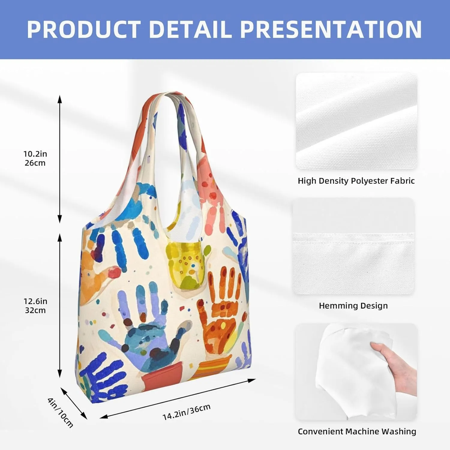 Canvas Tote Bag Lightweight Reusable Grocery Shopping Bag Jewel dragonfly Handbag for Women Men