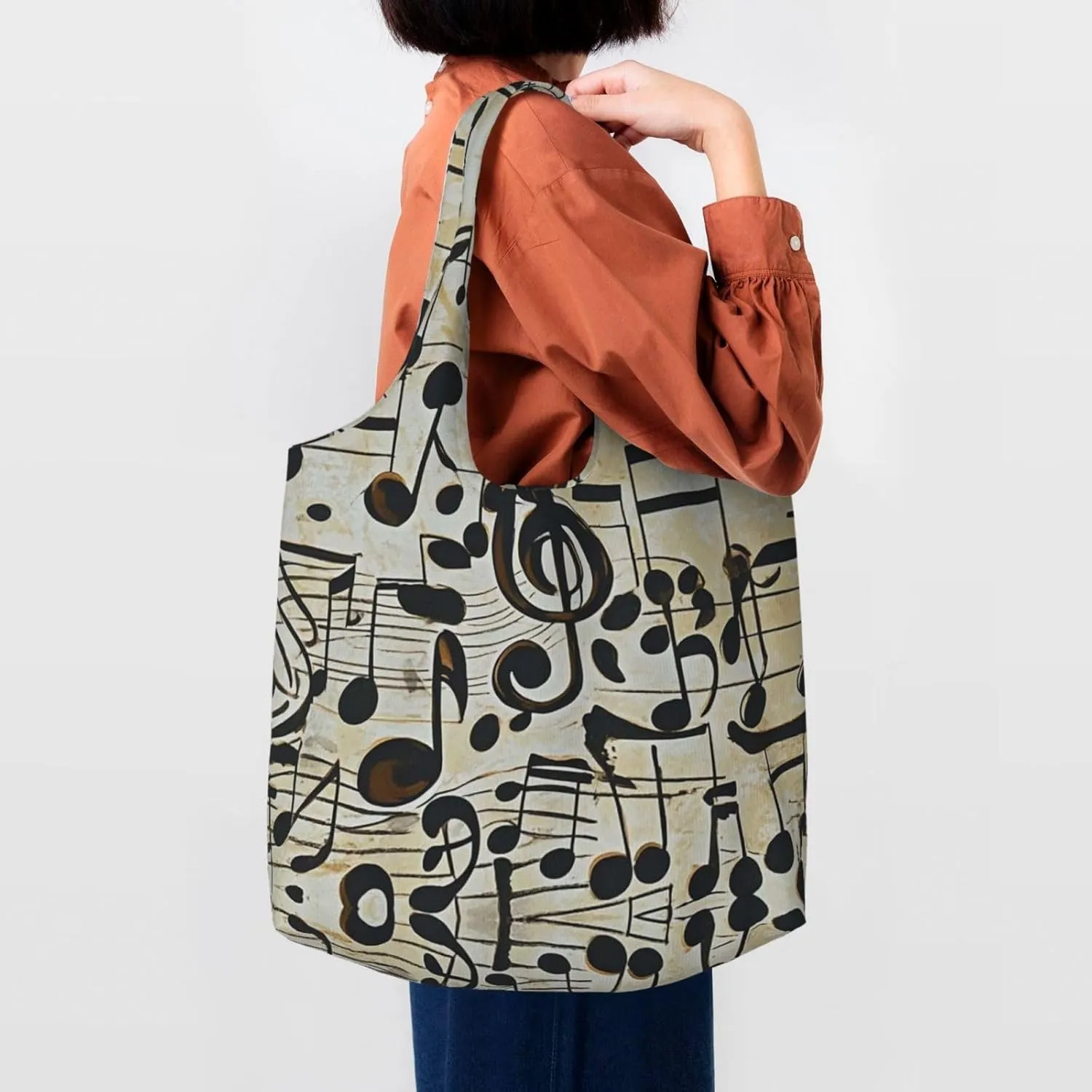 Canvas Tote Bag Lightweight Reusable Grocery Shopping Bag Pitbull Dogs Handbag for Women Men