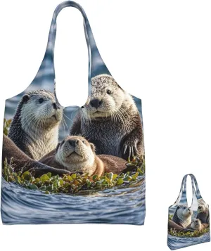 Canvas Tote Bag Lightweight Reusable Grocery Shopping Bag Sloth Sunflower Handbag for Women Men