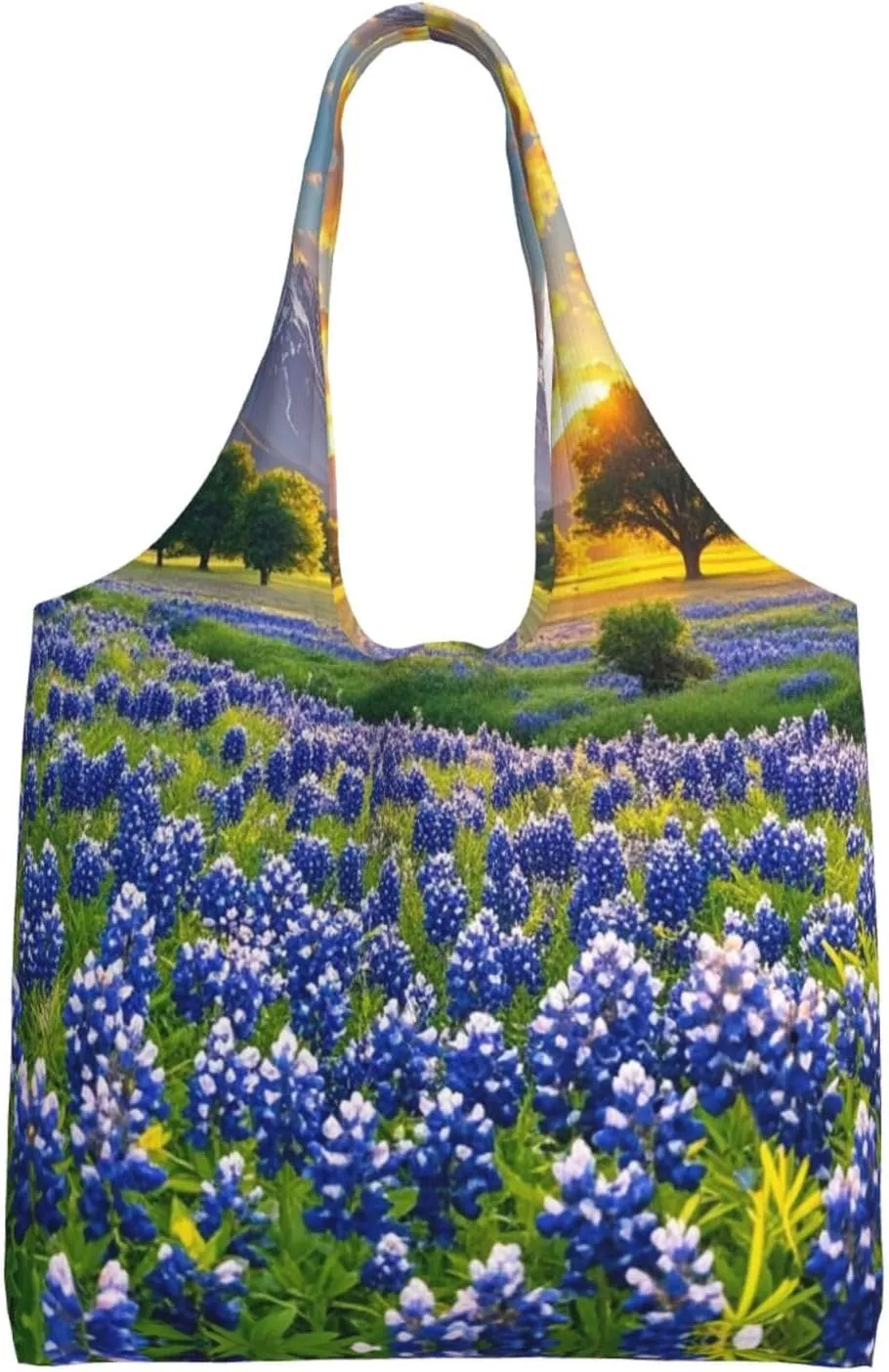 Canvas Tote Bag Lightweight Reusable Grocery Shopping Bag Tractor farm Handbag for Women Men