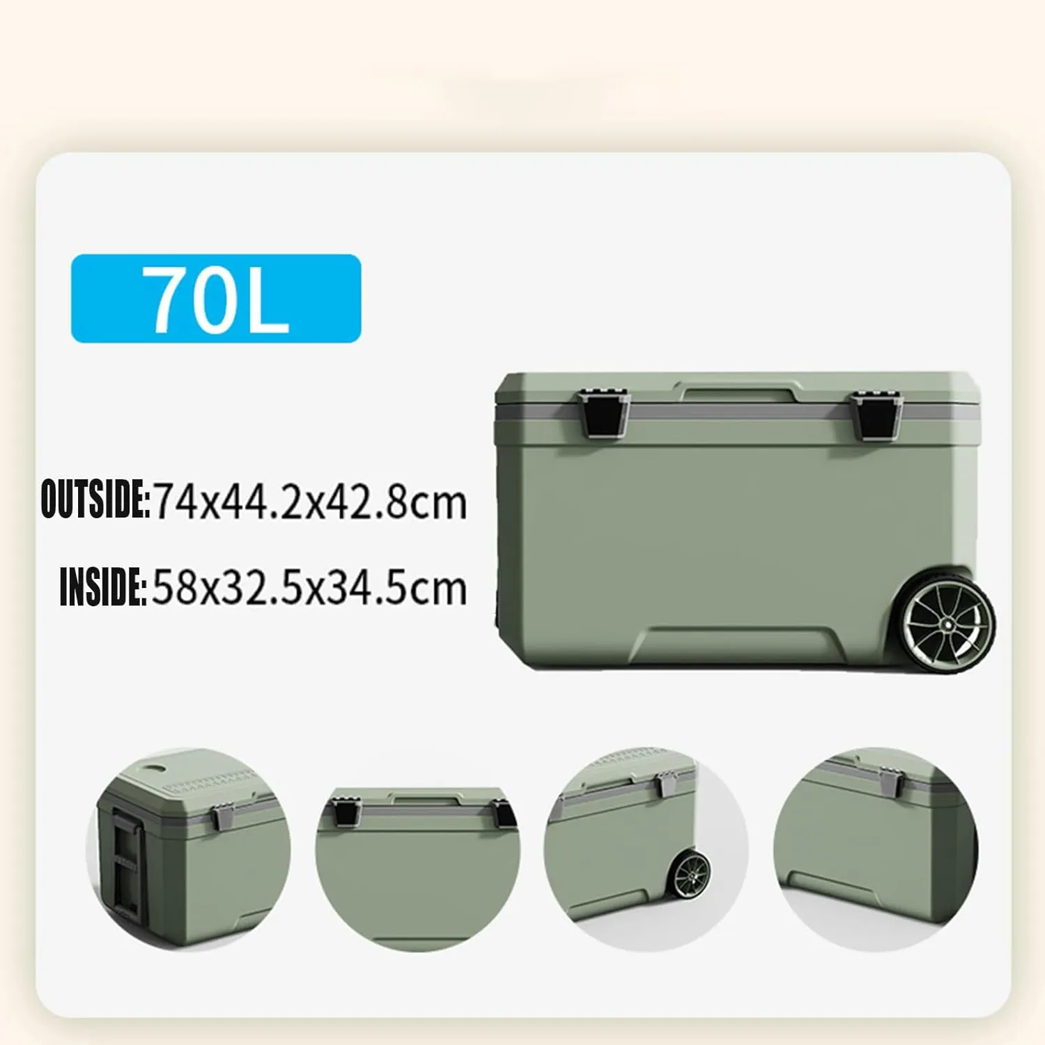 Car Camping Coolers for Rolls-Royce Silver Seraph/Silver Shadow/Silver Spirit/Silver Wraith, Waterproof Portable Cooler, Leak Proof Picnic Insulated Bag, Ultra-Light Premium Ice Chest Box