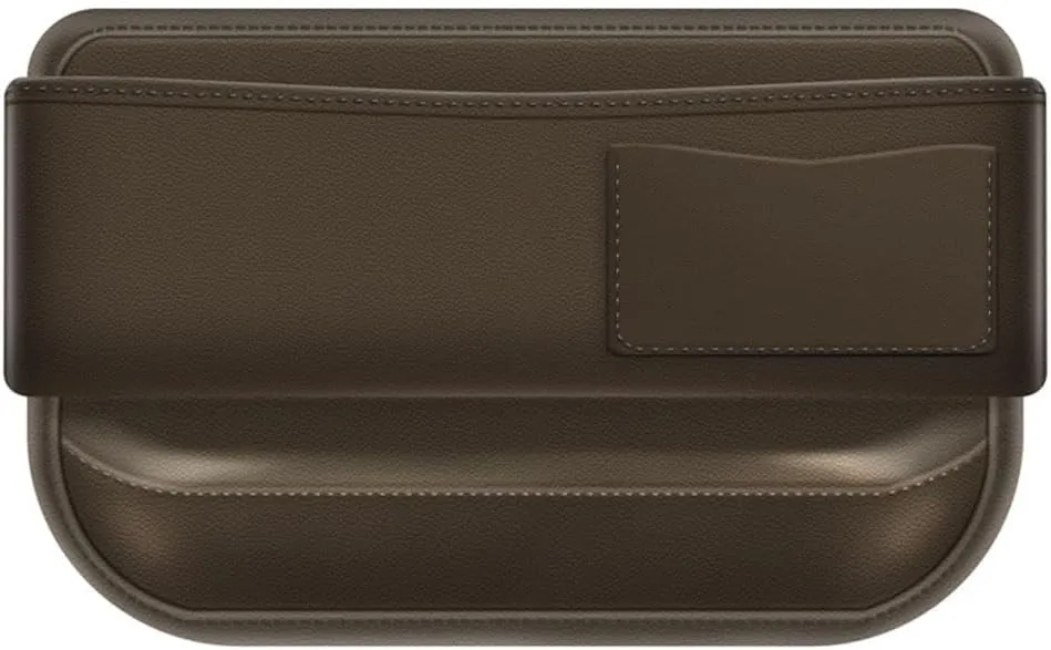 Car Seat Gap Filler for Haval H2s H2 2016-2020 2021 2022 2023 2024, Car Seat Gap Storage Box Leather Filler Organizer Adjustable Car Accessorie,Coffee