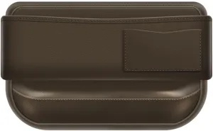 Car Seat Gap Filler for Haval H2s H2 2016-2020 2021 2022 2023 2024, Car Seat Gap Storage Box Leather Filler Organizer Adjustable Car Accessorie,Coffee