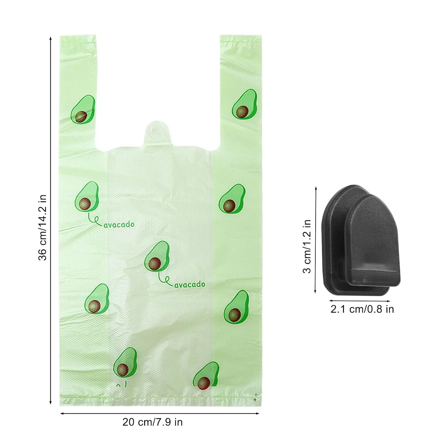 Car Trash Bag Hanging Disposable Car Garbage Bag Pack of 200 Small Auto Trash Bag for Car with 4 Hook for Car Kitchens Bedrooms Offices During Travel and Camping (Green)