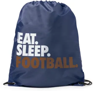 ChalkTalkSPORTS Football Sport Pack Cinch Sack | Eat Sleep Football