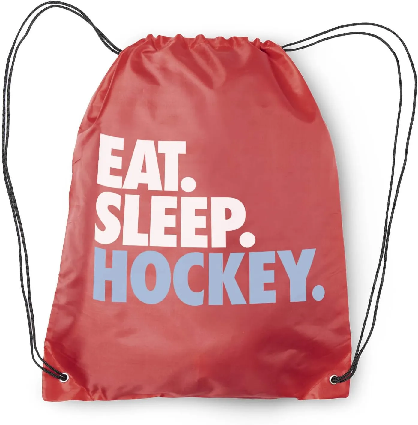 ChalkTalkSPORTS Hockey Sport Pack Cinch Sack | Eat Sleep Hockey