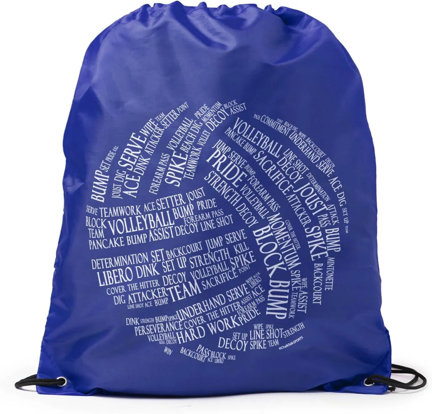 ChalkTalkSPORTS Volleyball Sport Pack Cinch Sack | Volleyball Words