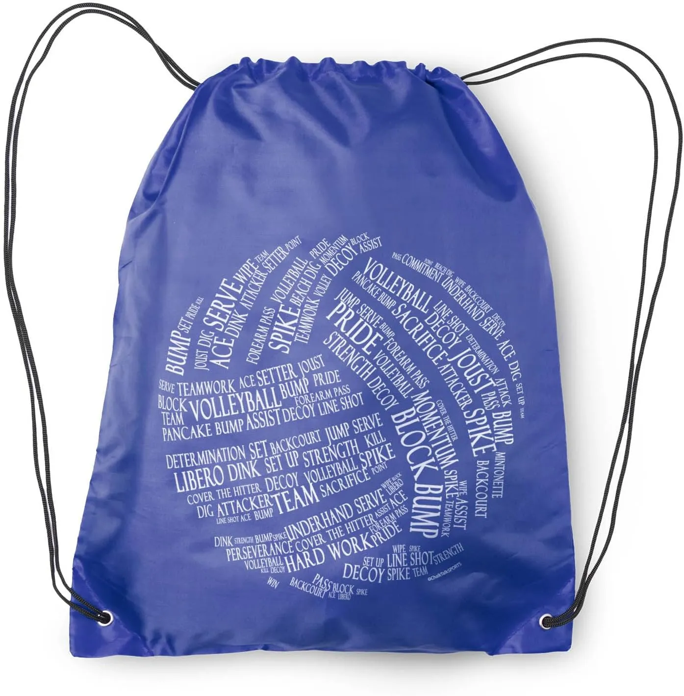 ChalkTalkSPORTS Volleyball Sport Pack Cinch Sack | Volleyball Words