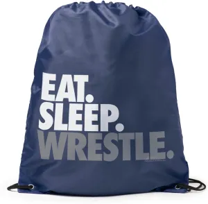 ChalkTalkSPORTS Wrestling Sport Pack Cinch Sack | Eat Sleep Wrestle