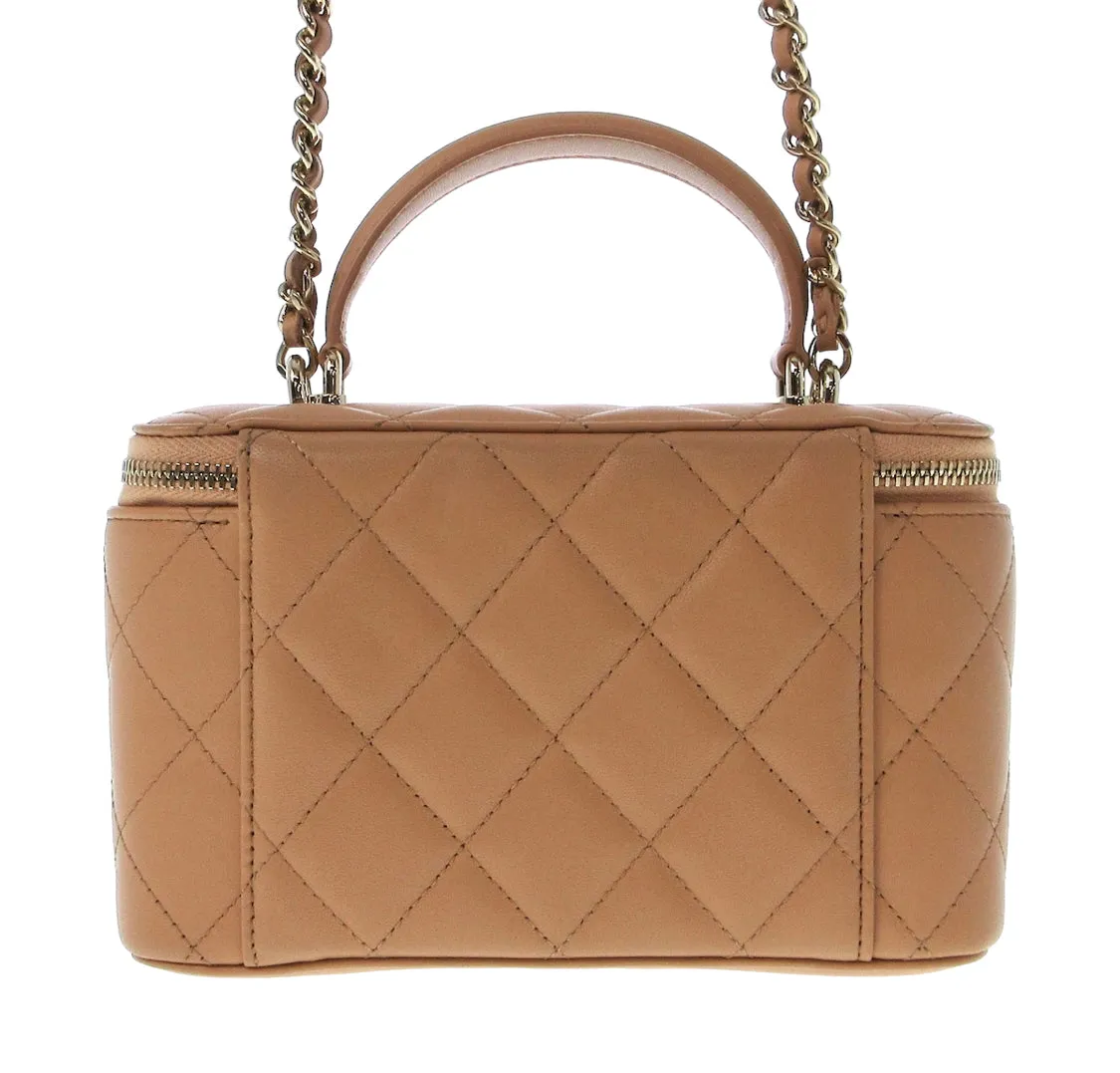 Chanel Vanity beige bag