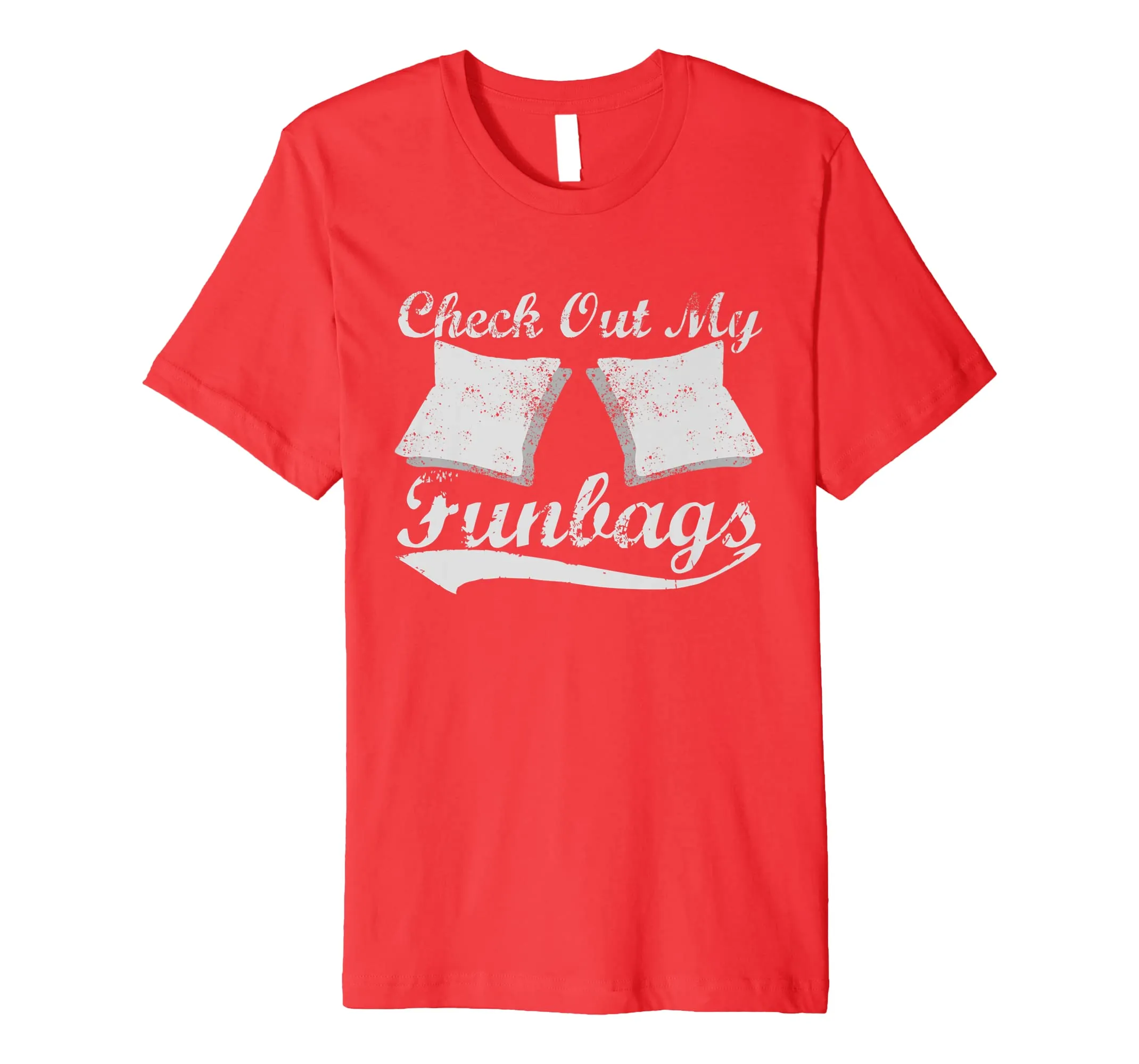 Check Out My Funbags Funny Cornhole T-Shirt