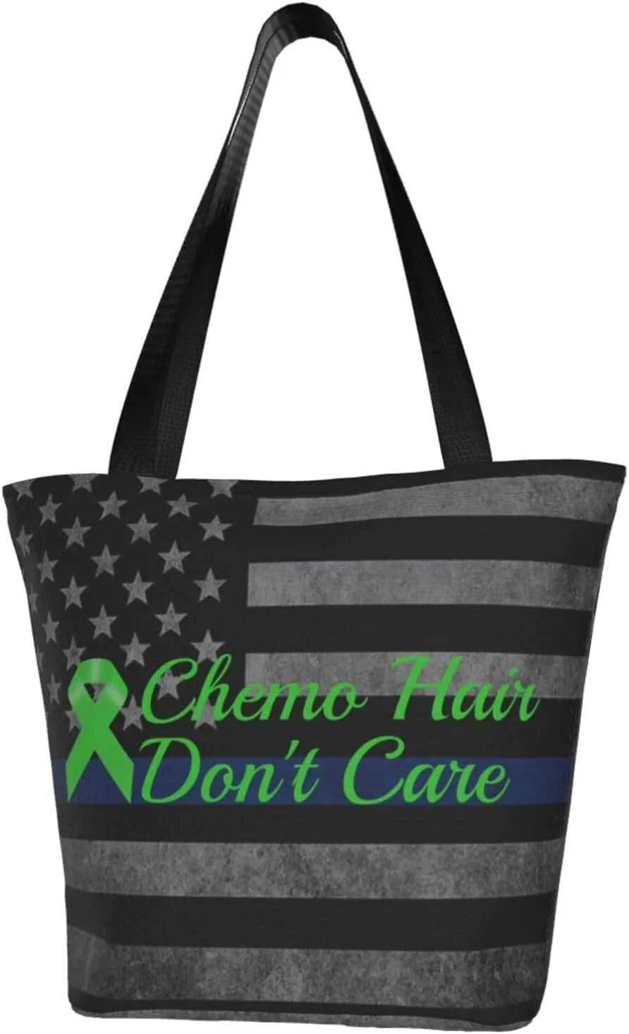 Chemo Hair Don'T Care Bone Marrow Transplant Fashion Shoulder Bag Large Capacity For Man Or Woman