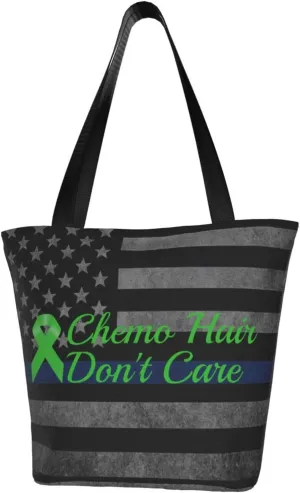 Chemo Hair Don'T Care Bone Marrow Transplant Fashion Shoulder Bag Large Capacity For Man Or Woman
