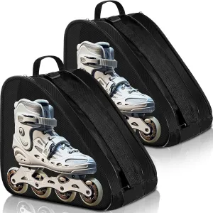 CHENGU Roller Skate Bag Large Capacity Breathable Ice Skate Bag with Adjustable Shoulder Strap Figure Skating Bag Skate Accessories for Boys Girls Adults