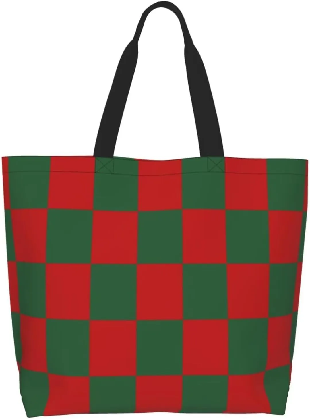 Christmas Tote Women's Travel Bag With Zipper - Large Beach Work Handbag