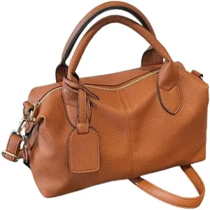 City Bowling Bags Trendy Women's Leather Tote Bag Preppy Cute Purse Y2k Streetwear Cute Purse