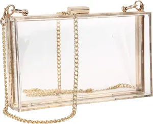 Clear Purses and Handbags Crossbody Bags Clutch Purse Sport Events Stadium Approved Shoulder bag for Women